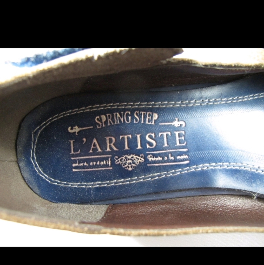 L'Artiste Melinda by Spring Step Women's Mary Jane Clogs Leather Size 7 - Picture 6 of 8